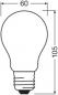 Preview: OSRAM E27 LED Lampe Star Classic A 25 matt 1.8W wie 25W für eine warmweiße Beleuchtung