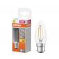 Preview: OSRAM B22d LED Star Classic Filament 1,8W wie 25W warmweißes Licht 2700K