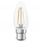 Preview: OSRAM B22d LED Star Classic Filament 1,8W wie 25W warmweißes Licht 2700K