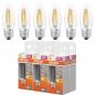 Preview: 6 x OSRAM E27 LED Lampen Star Classic B 40 Filament 3.4W wie 40W warmweißes Licht