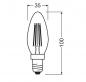 Preview: OSRAM E14 LED Kerzen Lampe Star Classic B 40 Filament 3.4W wie 40W warmweißes Licht