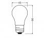 Preview: Ledvance E27 CLASSIC Filament LED Tropfen Lampe matt 3,4W wie 40W 2700K warmweiß