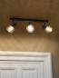Preview: OSRAM Decor 3er Spot Firefly in Schwarz - warmweißes Licht, dimmbar, Metall/Glas
