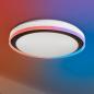 Preview: Smart+ WiFi Orbis ZEST Deckenleuchte in Schwarz Ø 49 cm mit Backlight - Tunable White and Magic RGB