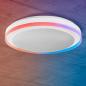 Preview: Smart+ Wifi Orbis ZEST Deckenleuchte in Weiß Ø 49 cm mit Backlight - Tunable White and Magic RGB
