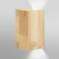 Preview: Osram SMART+ Matter WIFI Orbis Wandleuchte Wood Tunable White aus Holz up&down Light