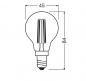 Preview: Ledvance E14 Effiziente dimmbare LED Lampe Classic Filament 2,5W wie 40W 2700K warmweißes Licht