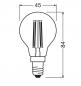 Preview: Ledvance E14 LED Filament Tropfenlampe Classic P60 Frosted 5,9W wie 60W 3000K warmweißes Licht