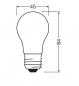 Preview: Ledvance E27 LED Lampe Classic Frosted P60 5,9W wie 60W 2700K warmweißes Licht