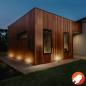 Preview: OSRAM ENDURA Garden Flood Erdspießstrahler 20W 3000K IP65 Dunkelgrau