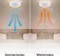 Preview: OSRAM Deckenlicht/-ventilator Ceiling Fan Compact 480 49W Tunable White mit Fernbedienung