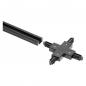 Preview: OSRAM TRACKLIGHT Cross Connector Black – Kreuzverbinder für TRACKLIGHT-Stromschienen
