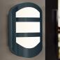 Preview: OSRAM ENDURA Style Plate Wandleuchte 12W IP44 Dunkelgrau