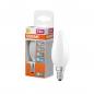 Preview: Osram E14 LED Kerzenlampe Star Classic B 60 matt 5,9W wie 60W 6500K kaltweiß