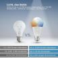 Preview: OSRAM E27 SMART+ MATTER Classic A75 LED-Lampe 9W wie 60W Dimmbar Tunable White - - kompatibel mit Alexa, Google Home, Matter über WiFi