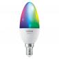 Preview: 3er-Pack OSRAM E14 SMART+ MATTER Classic B40 LED-Lampe 4,9W wie 40W Multicolor 2700-6500K - Matter over WiFi, App- und Sprachsteuerung, 16 Mio. Farben