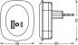 Preview: OSRAM Steckdosen Nachtlicht LUNETTA Edge Weiß mit USB weiß - warmweißes Licht, Tageslichtsensor, USB-A & USB-C Anschluss,