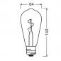 Preview: OSRAM E27 Lampe Vintage 1906 LED Edison Spiral Filament 1,8W 2200K Gold