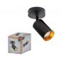 Preview: OSRAM LED SPOT ETERNAL BLACK AND GOLD 1XGU10 ROUND