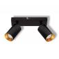 Preview: OSRAM LED SPOT ETERNAL BLACK AND GOLD 2XGU10