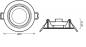 Preview: 3er Set OSRAM LED Spot Set Recess CCT Adjustable 4,9W CCT 120° Green Brass Einbaustrahler - Einbaudurchmesser 75mm, Einbautiefe 40mm