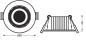 Preview: 3er Set OSRAM LED Spot Recess DIM IP44 Adjustable 4,9W 2700K 36° Weiß Einbaustrahler dimmbar- Einbaudurchmesser 68mm, Einbautiefe 80mm