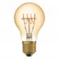Preview: 2er Pack OSRAM E27 Lampe Vintage 1906 LED Classic A35 Slim Filament DIMMABLE 4,8W 2200K Gold