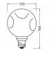 Preview: OSRAM DECOR LED Flat Lamp 3,5W 827 E27 Electro Glass Small Gold nicht dimmbar
