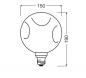 Preview: OSRAM Decor LED Flat Lamp 3,5W 827 E27 Electro Glass Medium Black | nicht dimmbar