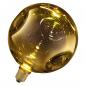 Preview: DECOR LED FLAT LAMP 3,5W 827 E27 IN ELECTRO GLASS LARGE GOLD 2700K nicht dimmbar