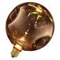 Preview: DECOR LED FLAT LAMP 3,5W 827 E27 IN ELECTRO GLASS LARGE ROSE 2700K nicht dimmbar