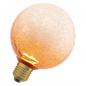 Preview: OSRAM DECOR LED Flat Lamp 3,5W 827 E27 Cracked Glass Round Orange nicht dimmbar