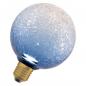 Preview: OSRAM DECOR LED Flat Lamp 3,5W 827 E27 Cracked Glass Round Blue nicht dimmbar