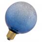 Preview: OSRAM DECOR LED Flat Lamp 3,5W 827 E27 Cracked Glass Round Blue nicht dimmbar