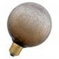 Preview: OSRAM DECOR LED Flat Lamp 3,5W 827 E27 Cracked Glass Round Brown nicht dimmbar