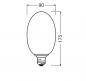 Preview: OSRAM DECOR LED Flat Lamp 3,5W 827 E27 Cracked Glass Long Orange nicht dimmbar