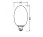 Preview: OSRAM DECOR LED Flat Lamp 3,5W 827 E27 Cracked Glass Long Brown nicht dimmbar
