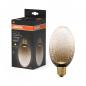 Preview: OSRAM DECOR LED Flat Lamp 3,5W 827 E27 Cracked Glass Long Brown nicht dimmbar