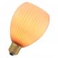 Preview: OSRAM E27 LED Dekor Flat Lamp 3,5W 827 nicht dimmbar farbiges Glas oval orange 300 lm
