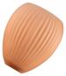 Preview: OSRAM E27 LED Dekor Flat Lamp 3,5W 827 nicht dimmbar farbiges Glas oval orange 300 lm