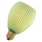Preview: OSRAM E27 LED Dekor Flat Lamp 3,5W 827 nicht dimmbar Glas Oval grün 300 lm