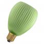 Preview: OSRAM E27 LED Dekor Flat Lamp 3,5W 827 nicht dimmbar Glas Oval grün 300 lm