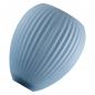 Preview: OSRAM E27 LED Dekor Flat Lamp 3,5W 827 nicht dimmbar Glas Oval blau 300 lm