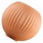 Preview: OSRAM E27 LED Dekor Flat Lamp 3,5W 827 nicht dimmbar Glas Globe orange 300 lm