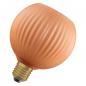 Preview: OSRAM E27 LED Dekor Flat Lamp 3,5W 827 nicht dimmbar Glas Globe orange 300 lm
