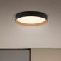 Preview: OSRAM ORBIS LARIOS 290mm 16W CLICK DIM 830 HOLZDEKOR SCHWARZ DECKENLAMPE