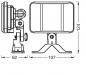 Preview: OSRAM ENDURA Flood Adjustable LED Flutlicht 10W 4000K Schwarz IP65 IK05