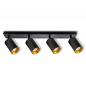Preview: OSRAM LED SPOT ETERNAL BLACK AND GOLD 4XGU10