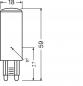 Preview: OSRAM G9 LED PIN 4,9W warmweiß 907lm 320° – LED Stiftsockellampe 65W Ersatz