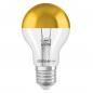 Preview: OSRAM E27 LED Superstar Classic A Mirror COB 7W warmweiß 700lm Gold – dimmbar